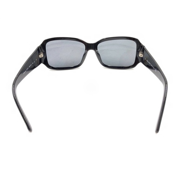 Prada SPR 14H 7BR-3M1 Charcoal Gray Rectangle Sunglasses Frames 57-16 130 Italy - Picture 5 of 12